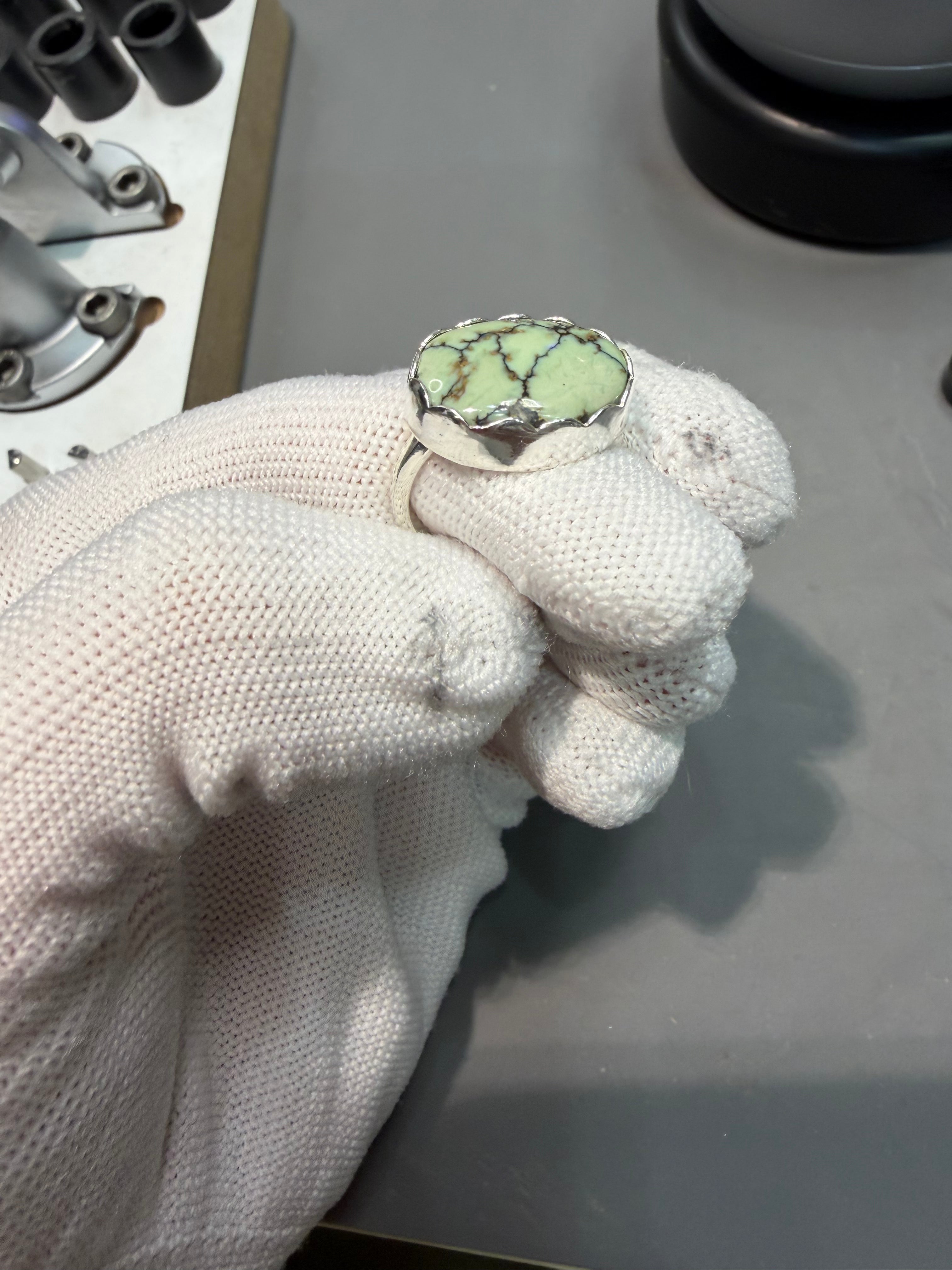 Monarch Variscite Ring in Sterling Silver! It's Stunning!