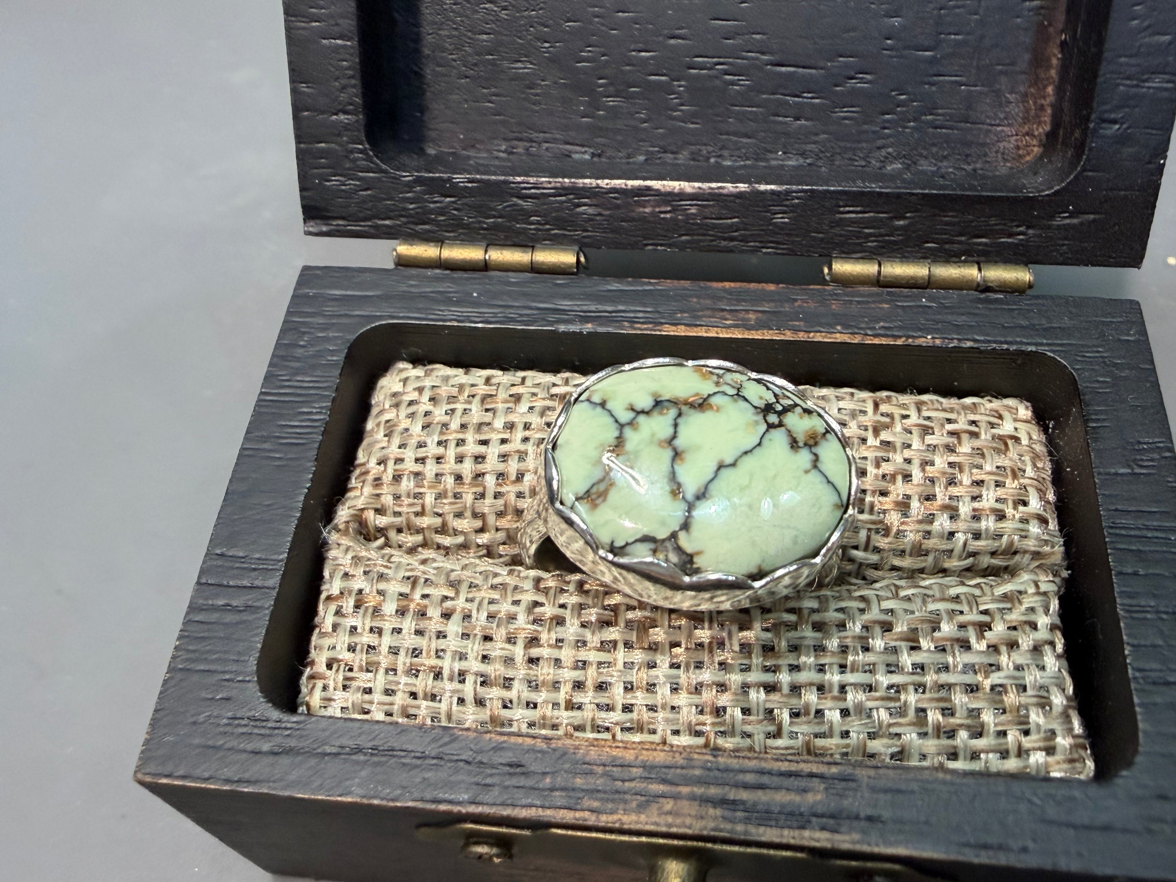 Monarch Variscite Ring in Sterling Silver! It's Stunning!