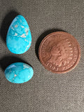 Blue Bird Turquoise, Rare, and Highly Sought After! (2 stones)