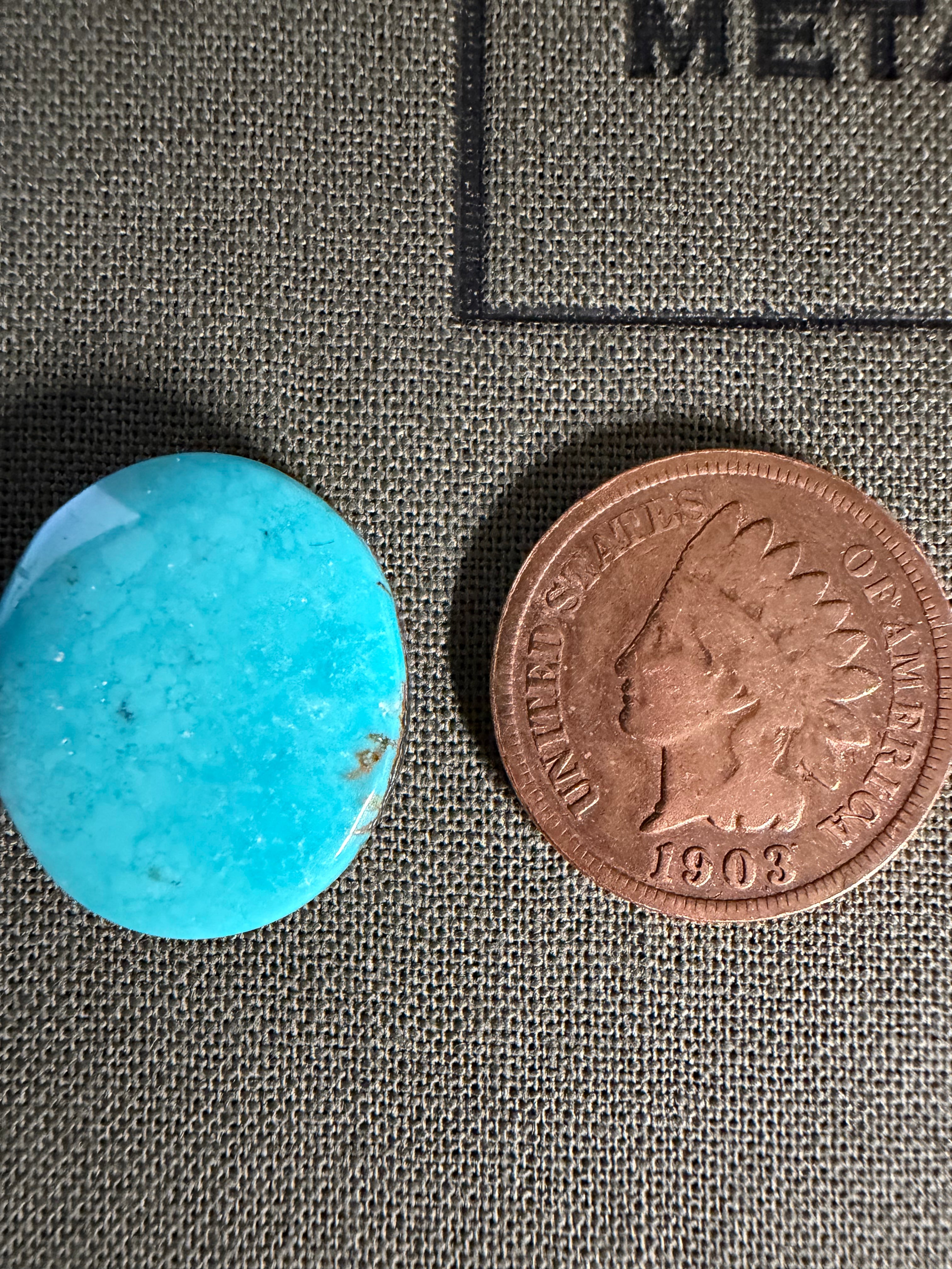Stunning Blue Gem Cabochon! Price Drop!