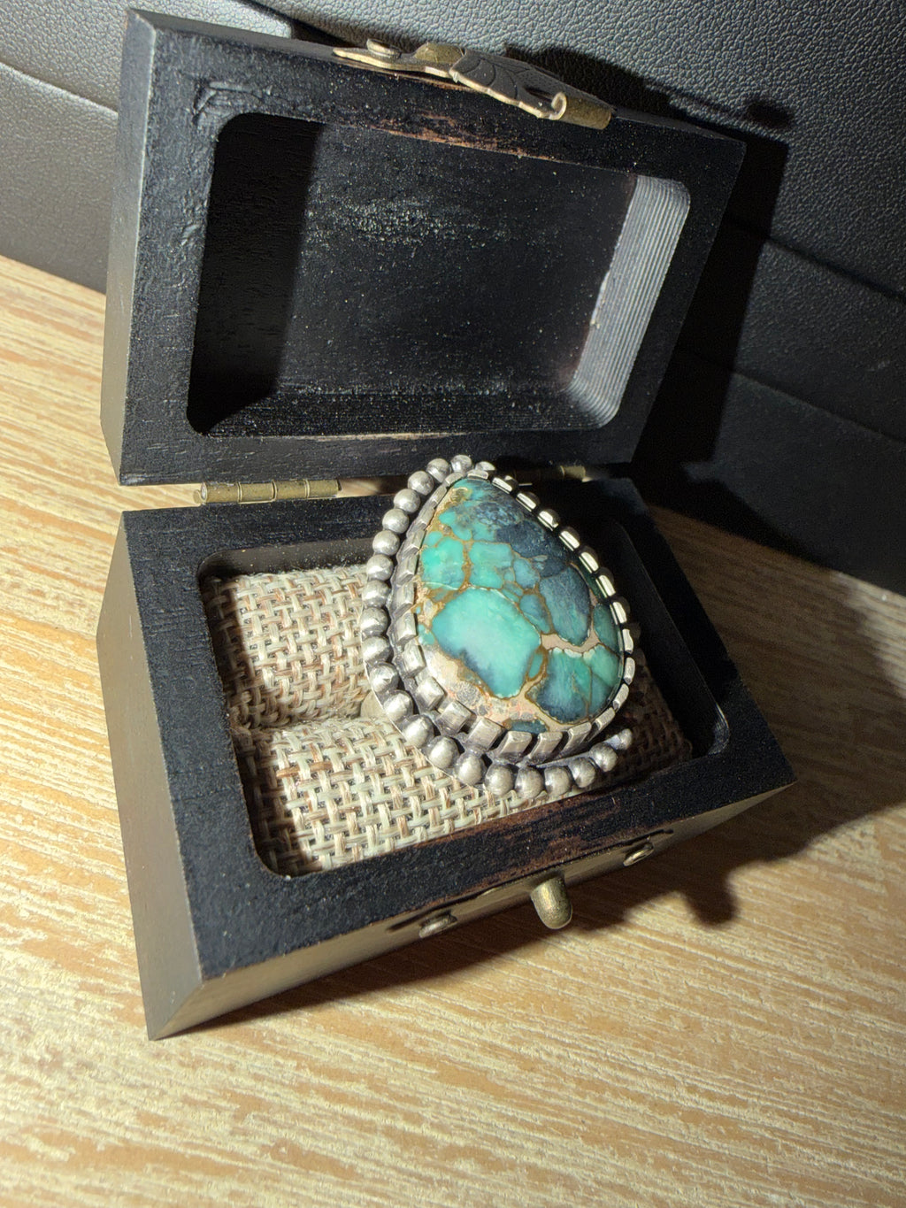 Blue Boy Variscite Statement Ring!!