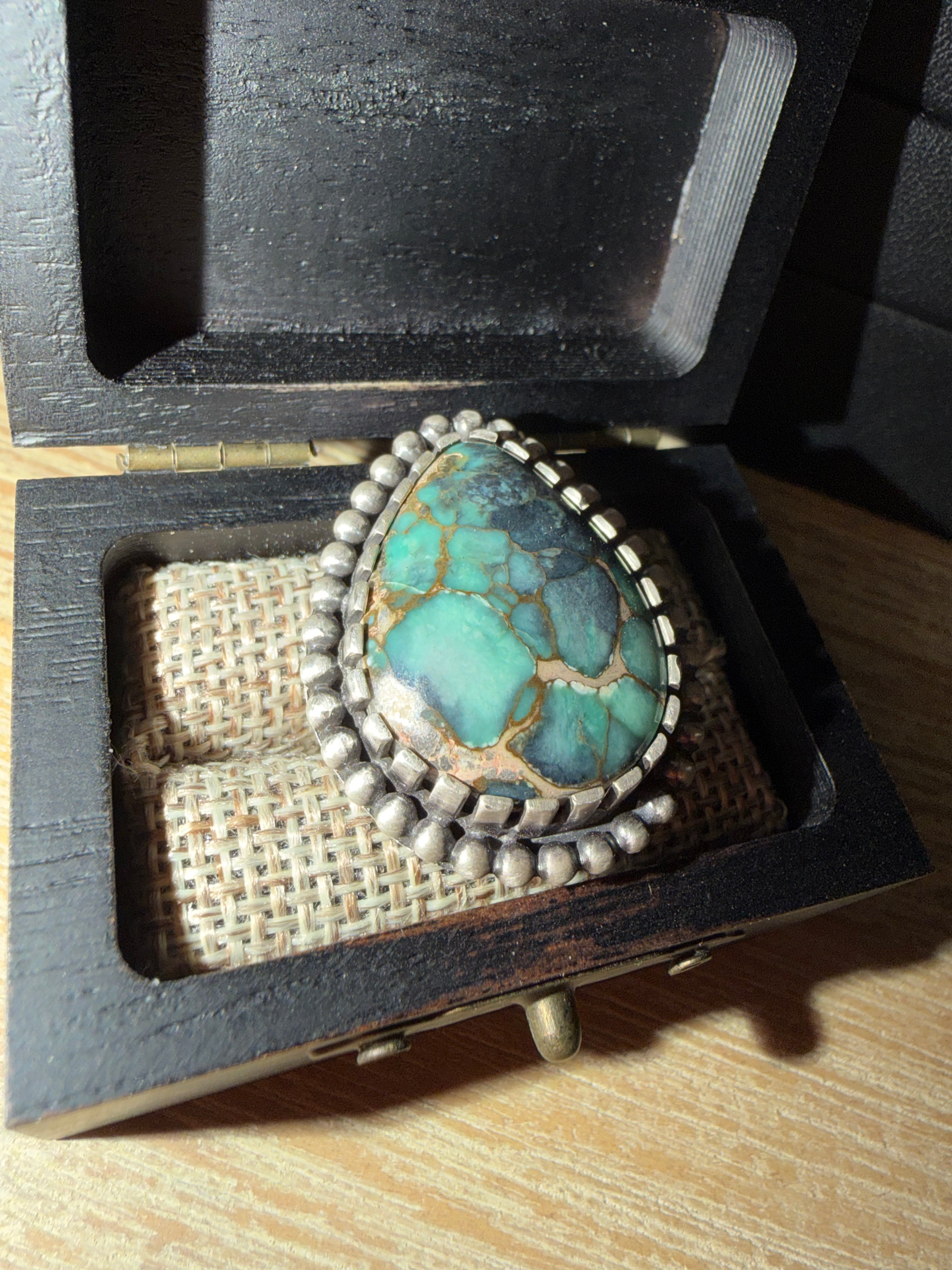 Blue Boy Variscite Statement Ring!!