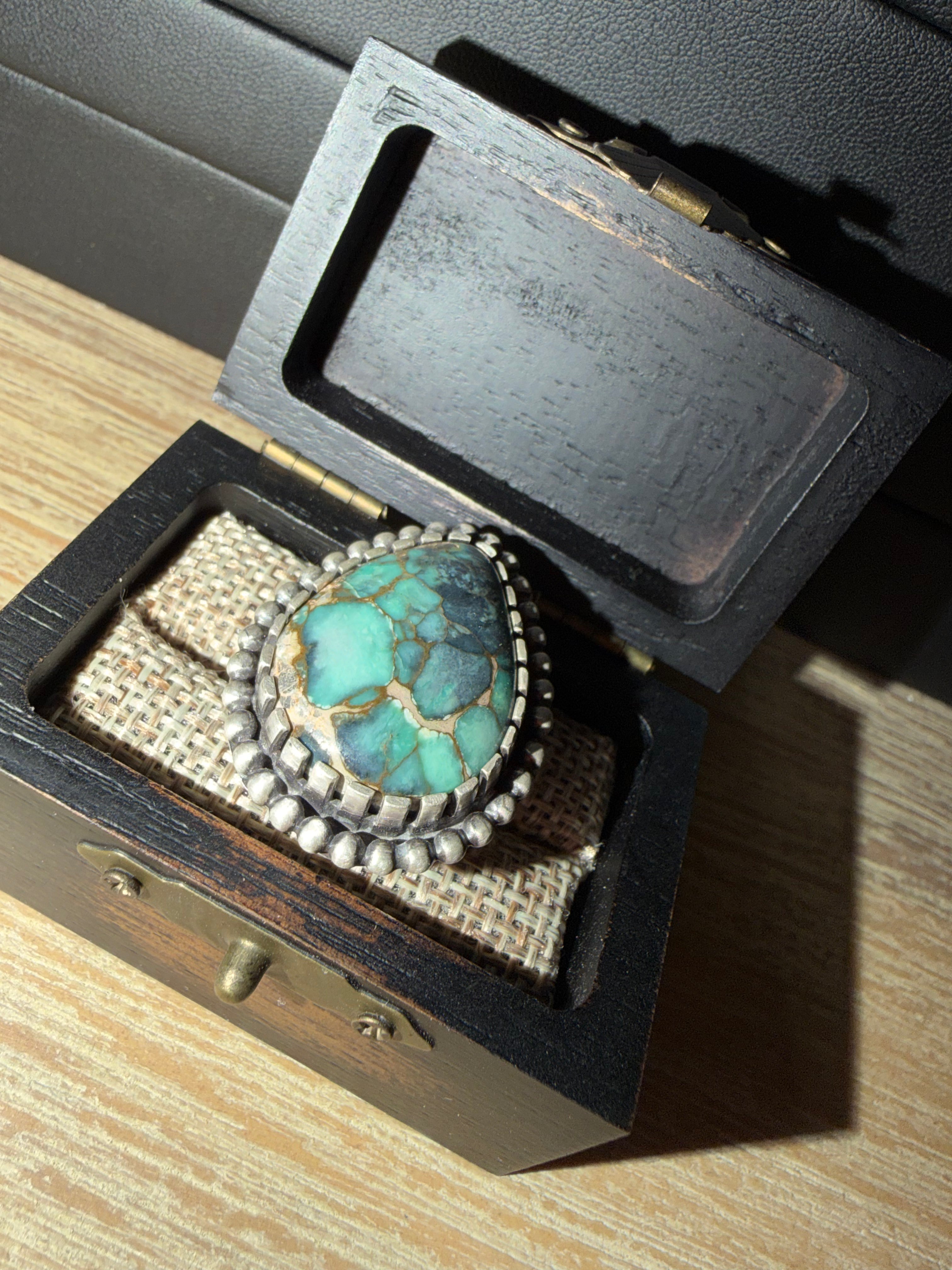 Blue Boy Variscite Statement Ring!!