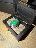 Can you say - STOP AND STARE! Australian Chrysoprase!! This Ring is for a GREEN GODDESS!