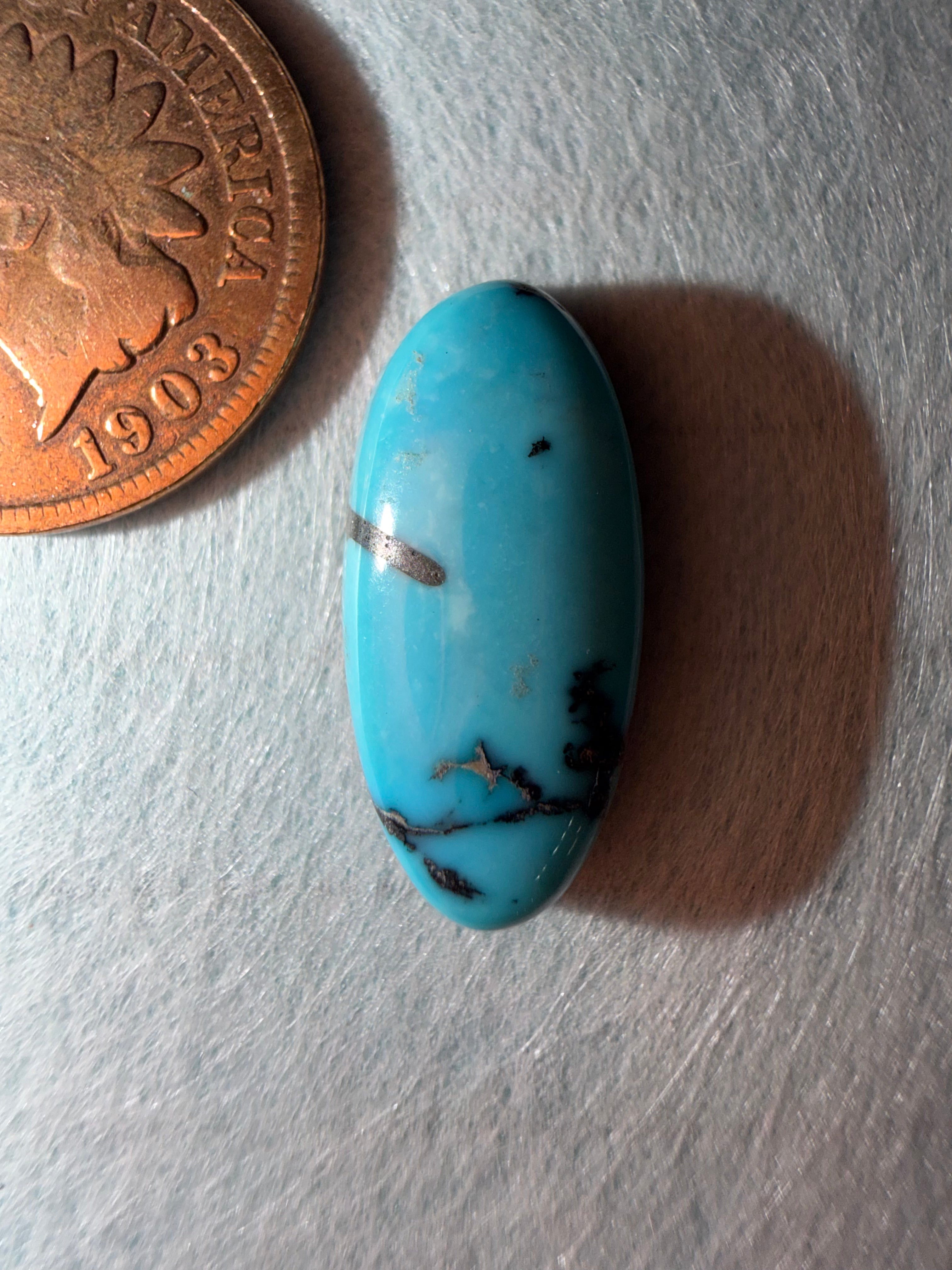 Turquoise Mountain Cab! Beautiful markings. Very Unique! (backed)