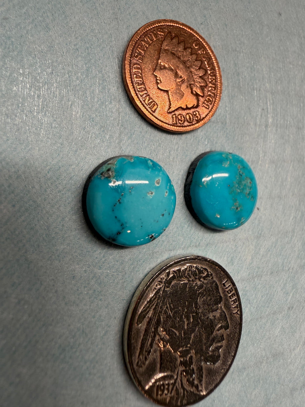 Robin's Egg to Sky Blue or somewhere in the middle!!