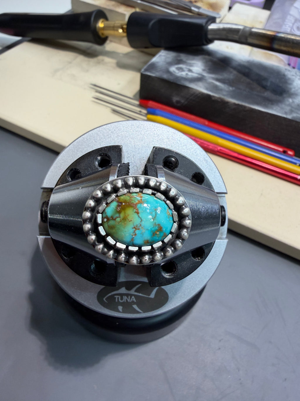 Stunning 9 carats of Polychrome Sierra Bella Turquoise!