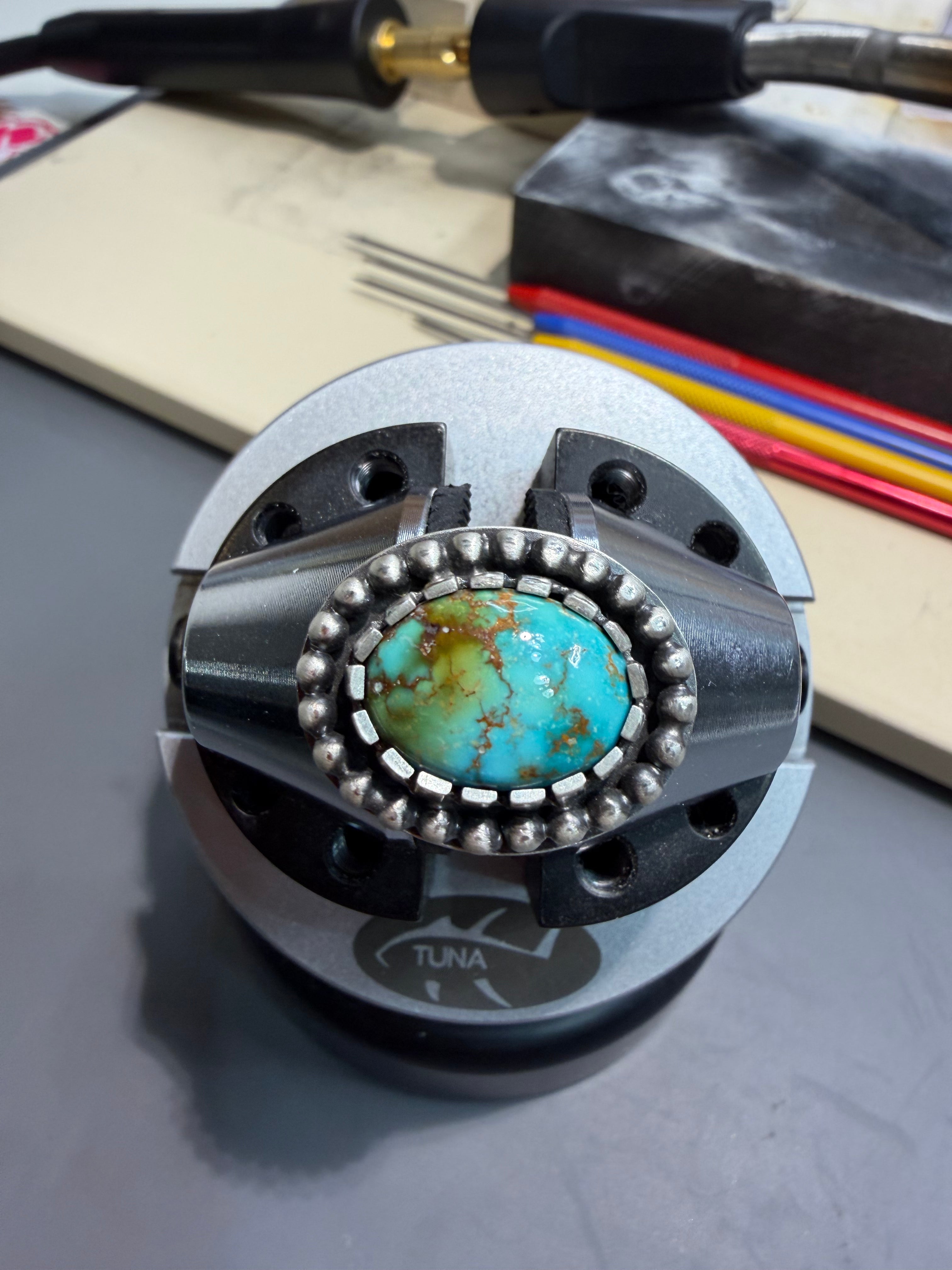 Stunning 9 carats of Polychrome Sierra Bella Turquoise!