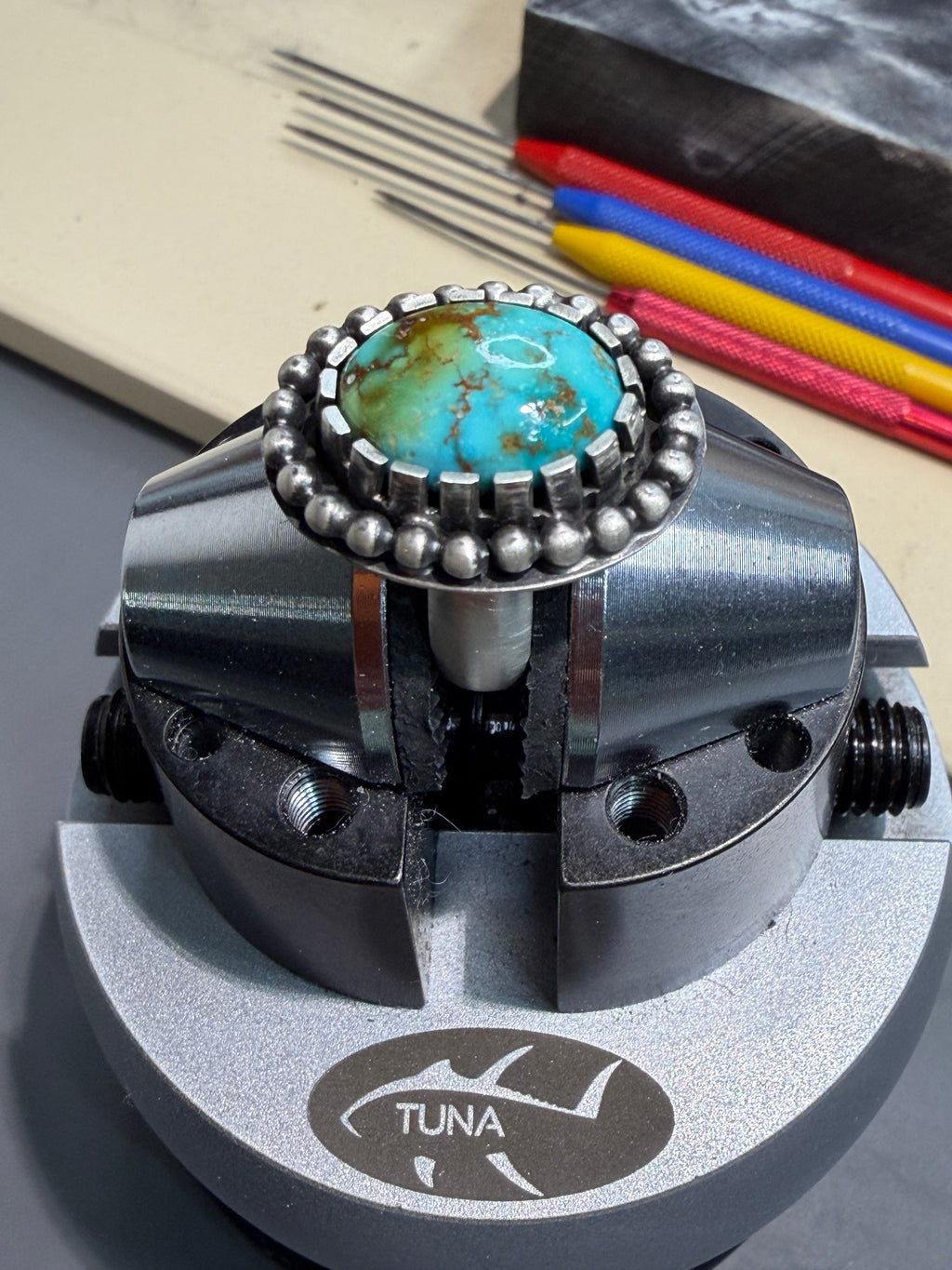 Stunning 9 carats of Polychrome Sierra Bella Turquoise!