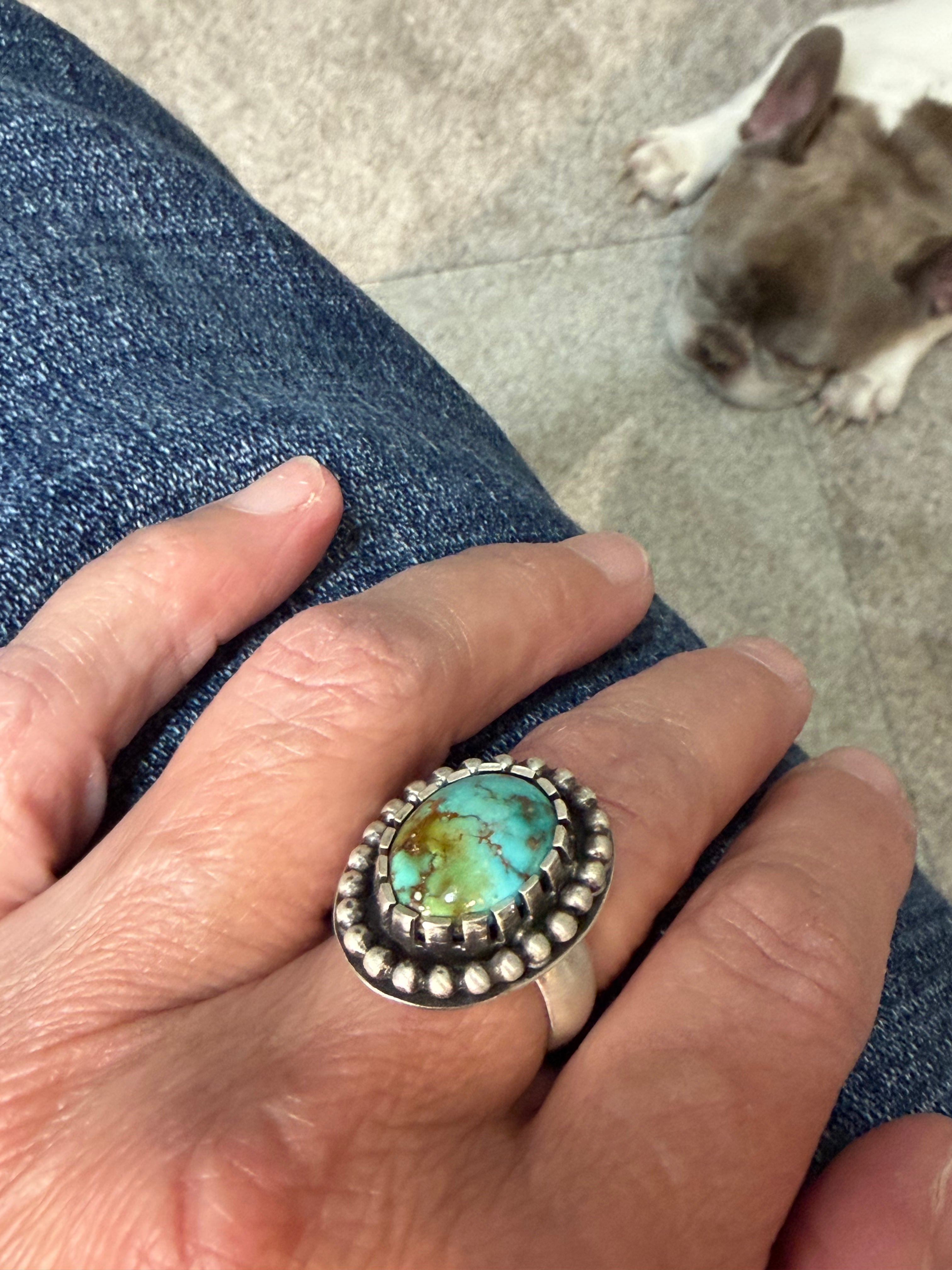 Stunning 9 carats of Polychrome Sierra Bella Turquoise!