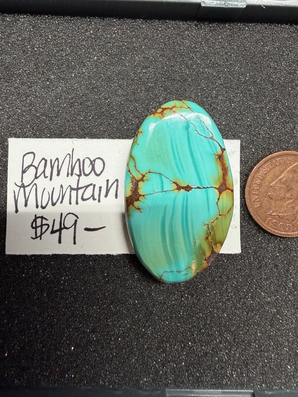 Bamboo Mountain - Chunky Oval! Gorgeous Colors! One of a Kind!