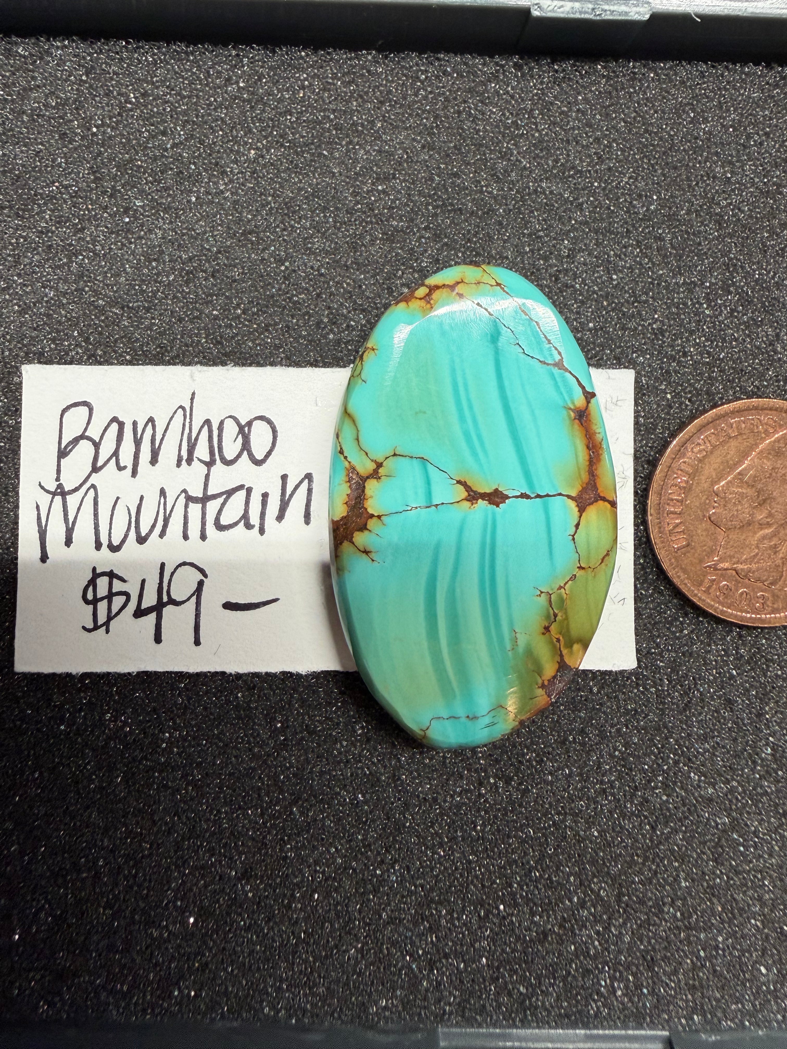 Bamboo Mountain - Chunky Oval! Gorgeous Colors! One of a Kind!