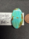 Bamboo Mountain - Chunky Oval! Gorgeous Colors! One of a Kind!