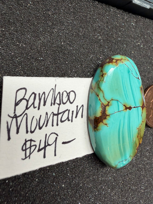 Bamboo Mountain - Chunky Oval! Gorgeous Colors! One of a Kind!