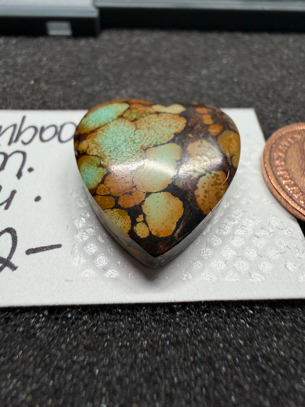 Bamboo Mountain Heart Shaped Turquoise!!