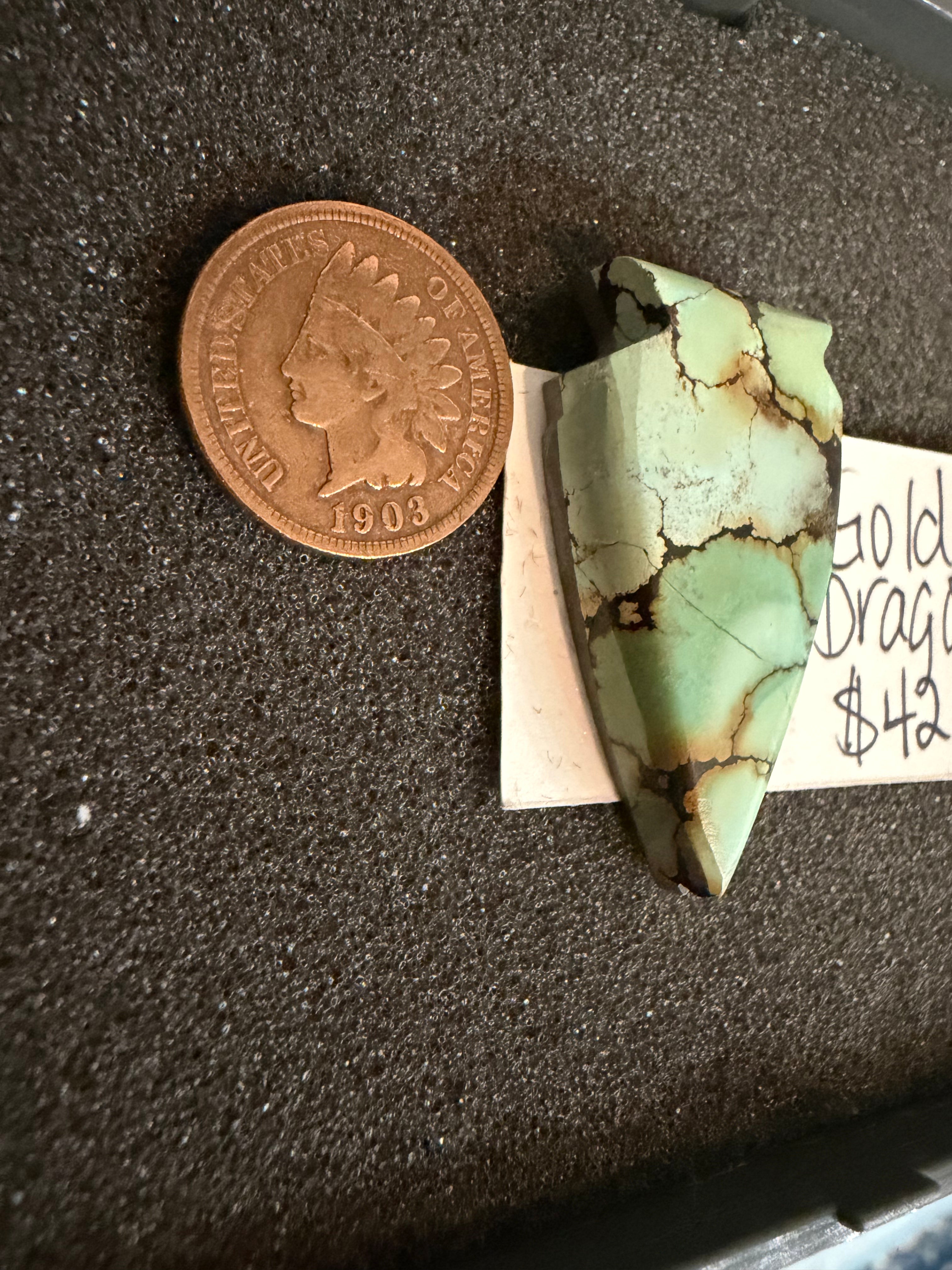 Golden Dragon Mountain Turquoise is Breathtaking!
