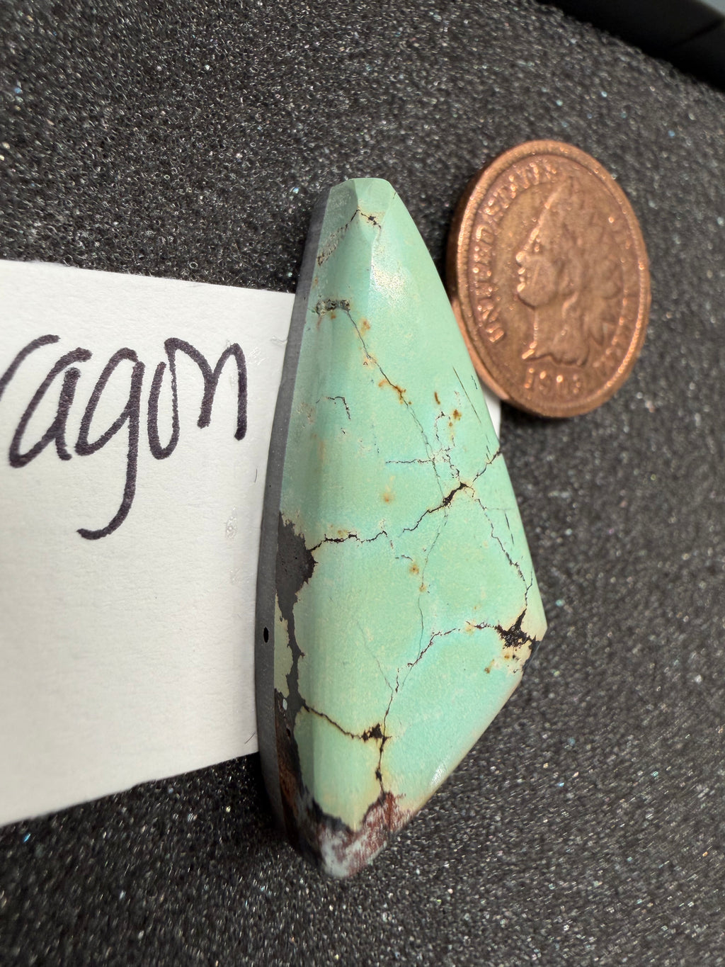 Gold Dragon Turquoise is Dramatic and Regal!