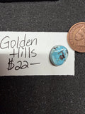 Golden Hills freeform cabochon - icy blue hues are stunning!