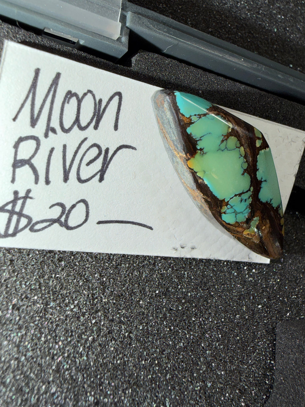 ON SALE!! Moon RIVER Turquoise!! LOOK AT THE BLUE HALO MATRIX!!