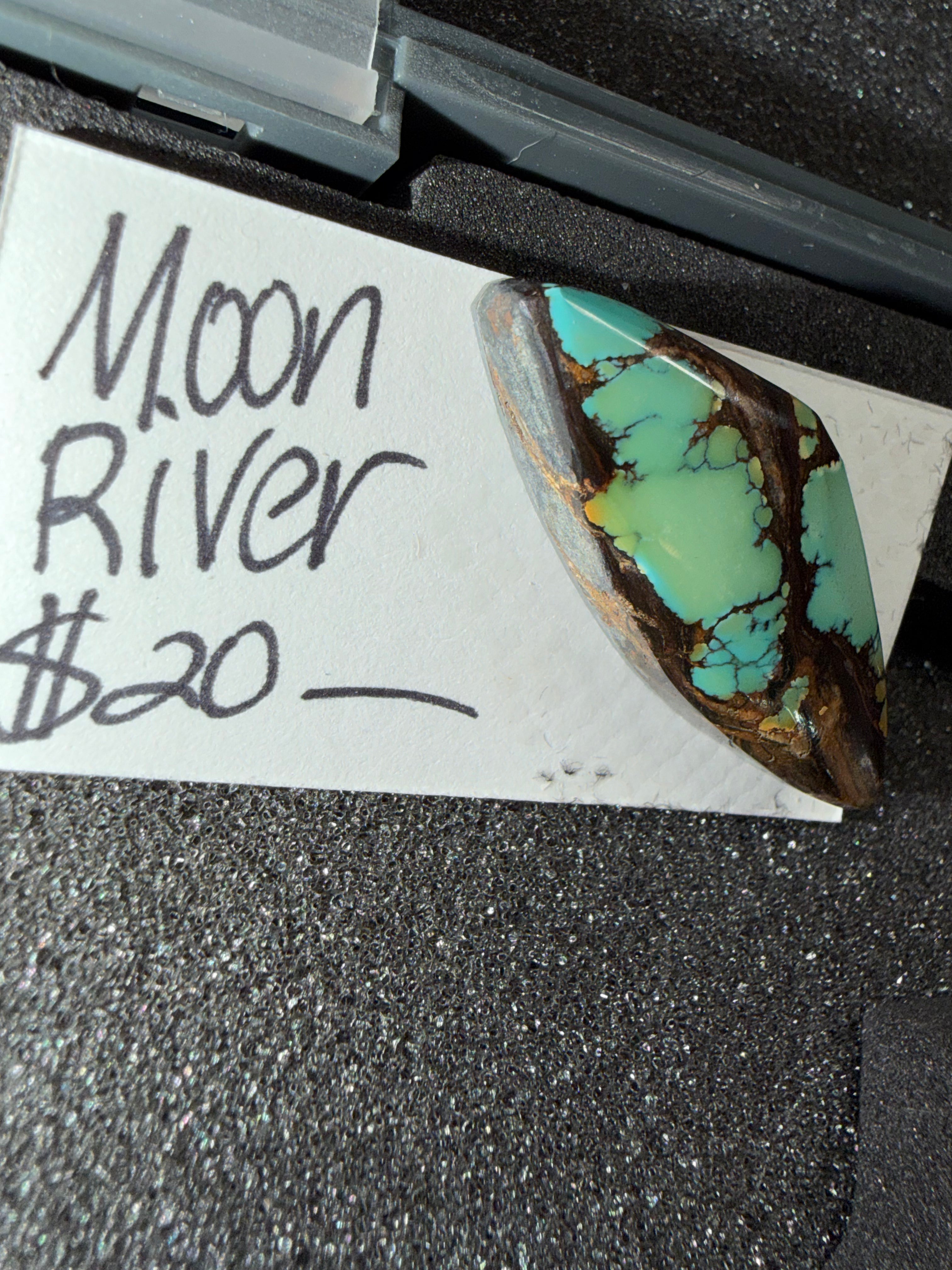 ON SALE!! Moon RIVER Turquoise!! LOOK AT THE BLUE HALO MATRIX!!
