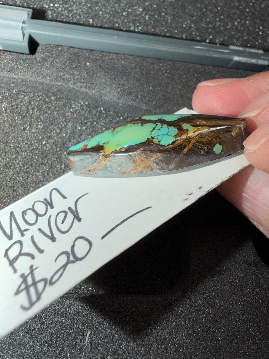 ON SALE!! Moon RIVER Turquoise!! LOOK AT THE BLUE HALO MATRIX!!