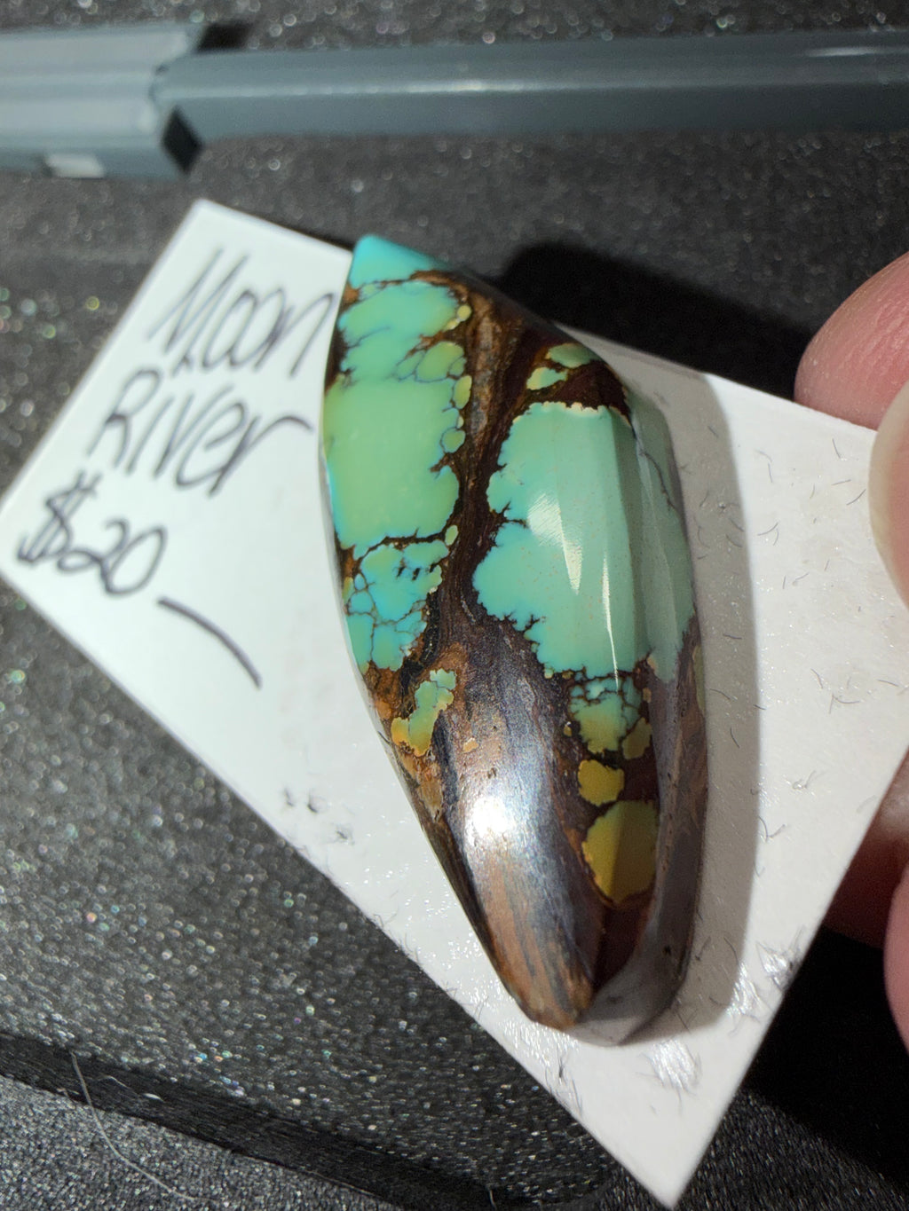 ON SALE!! Moon RIVER Turquoise!! LOOK AT THE BLUE HALO MATRIX!!