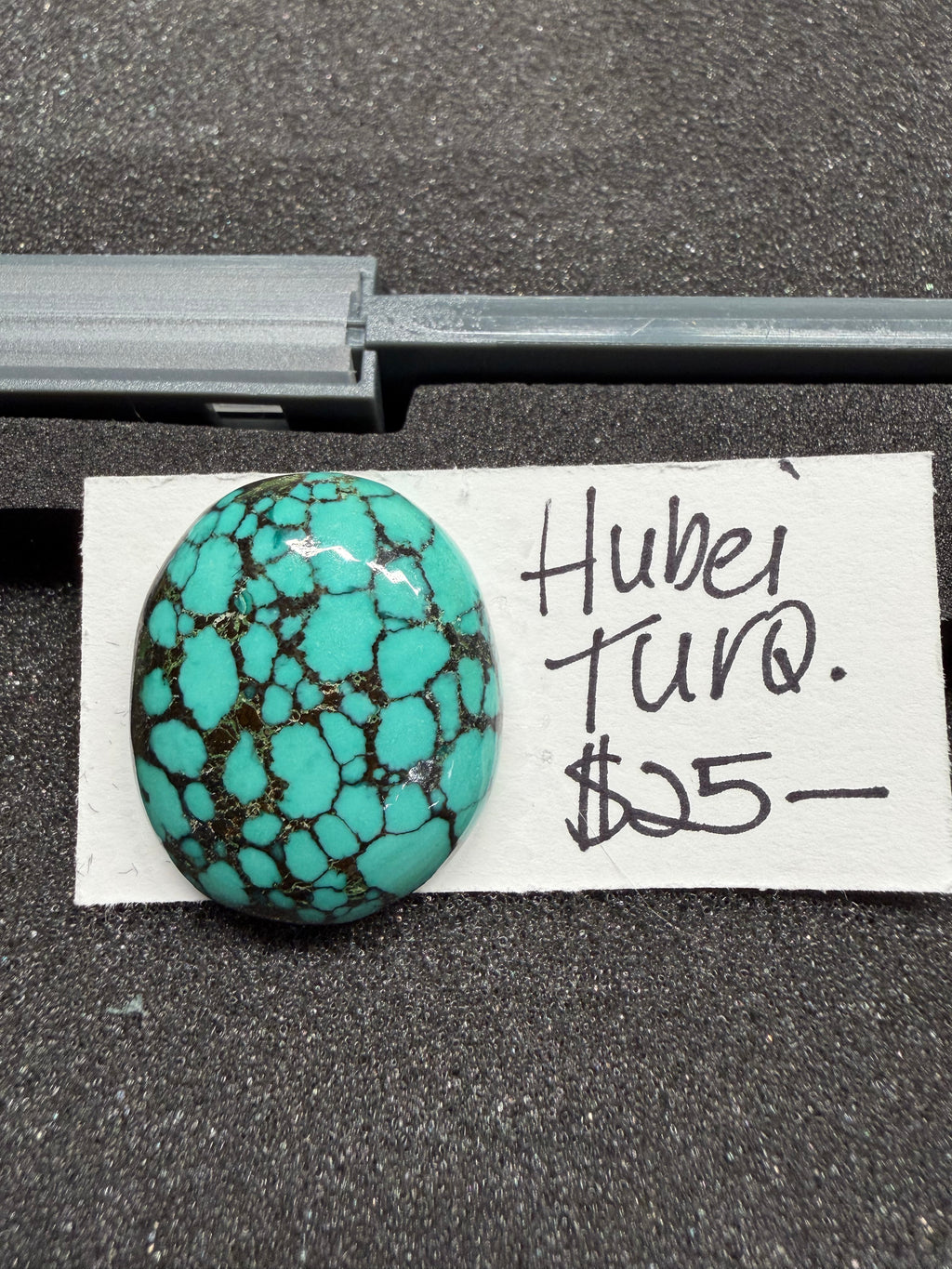 On Sale Now! Look at the Stunning Black Web Matrix on this Hubei Turquoise!