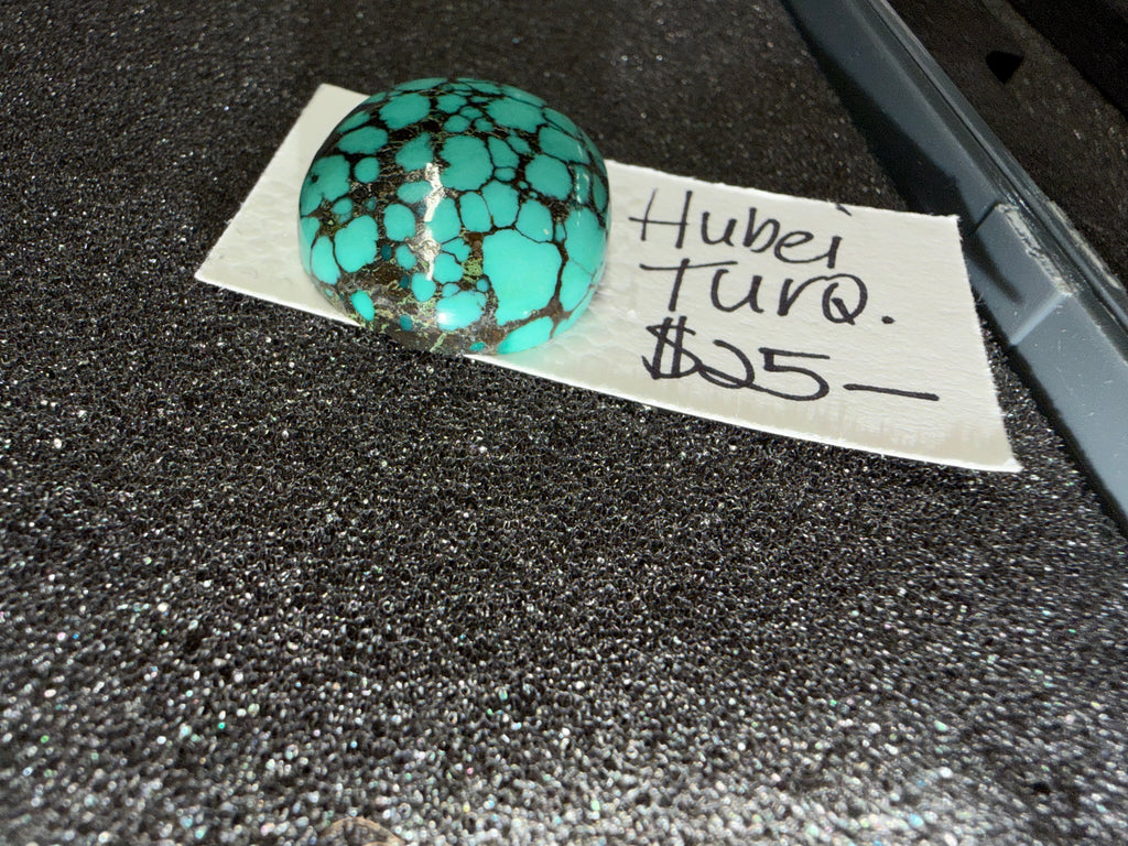 On Sale Now! Look at the Stunning Black Web Matrix on this Hubei Turquoise!