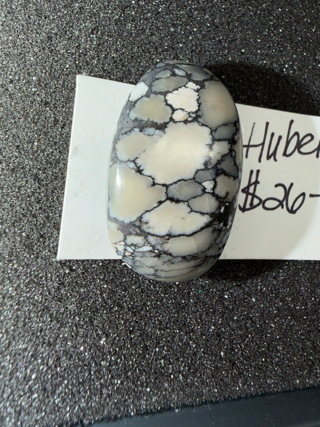 RARE and UNIQUE Coloring on this Hubei Turquoise Cabochon!! ON Sale! One of a Kind!