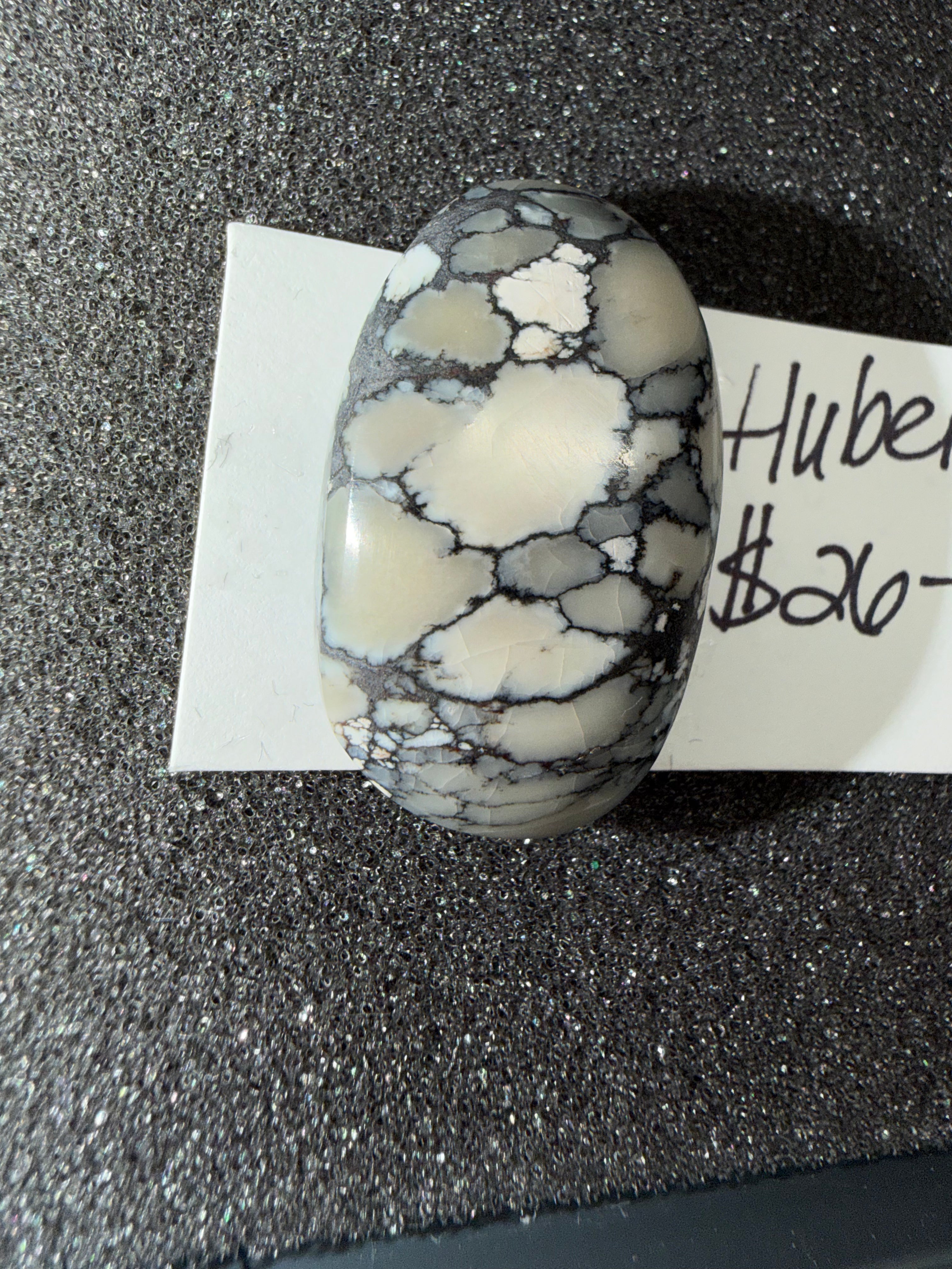 RARE and UNIQUE Coloring on this Hubei Turquoise Cabochon!! ON Sale! One of a Kind!