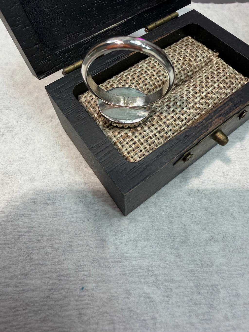 Stunning Natural Sky Blue Ol' Willie Turquoise and Sterling Silver Ring