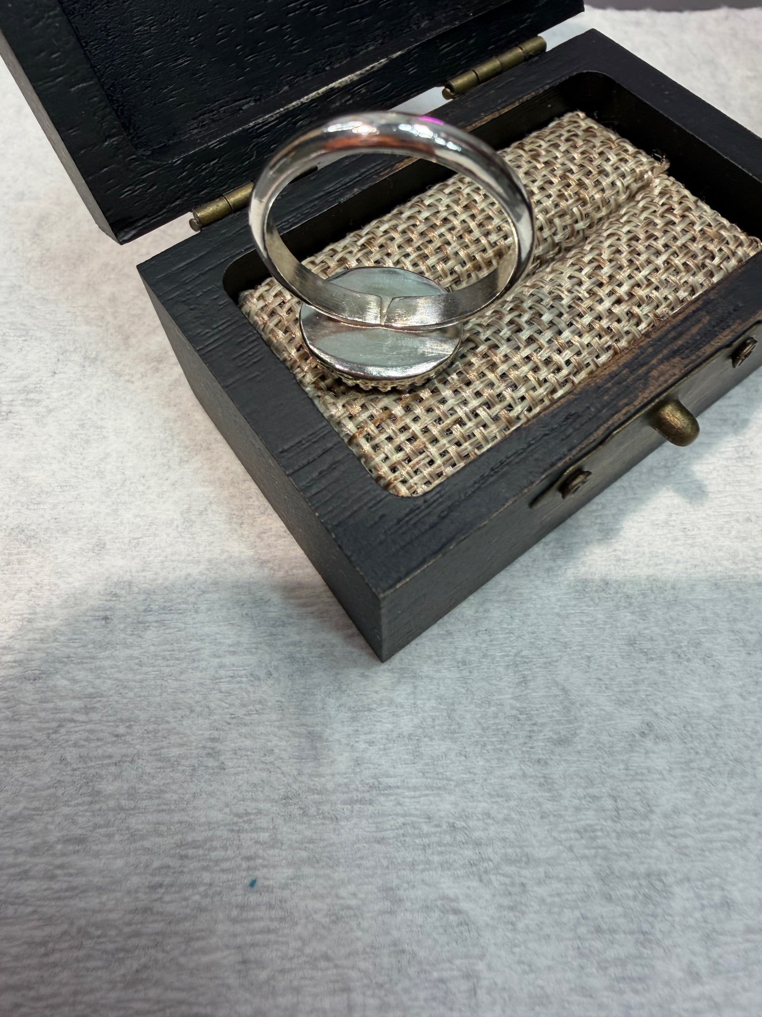 Stunning Natural Sky Blue Ol' Willie Turquoise and Sterling Silver Ring