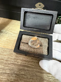 Dreamy Natural Maligano Jasper Stone set in Sterling Silver!
