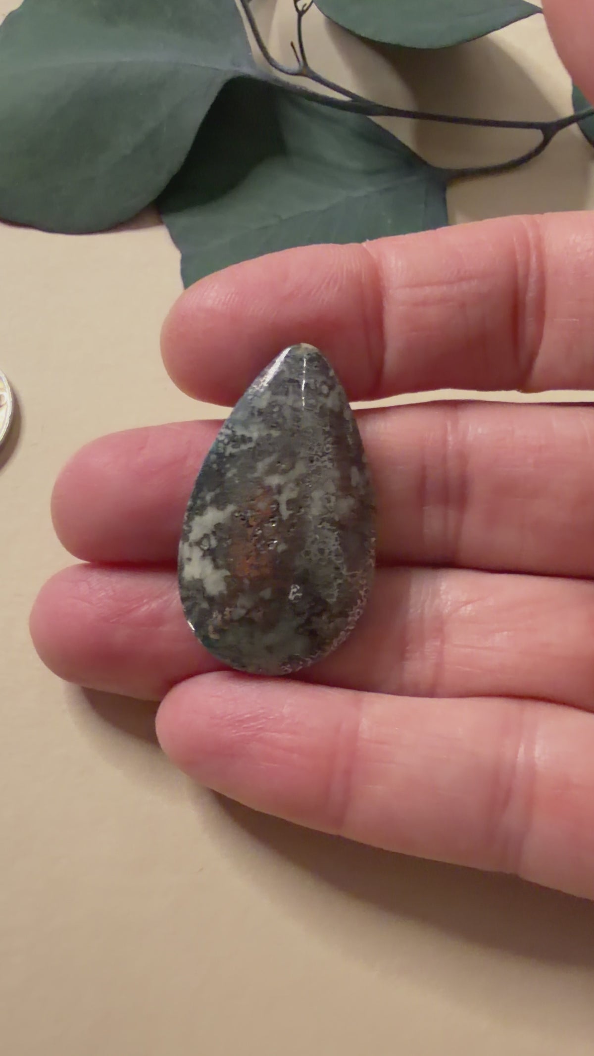 RARE & REAL NATIVE Dendritic Silver Cabochon - Significant Mark Down!