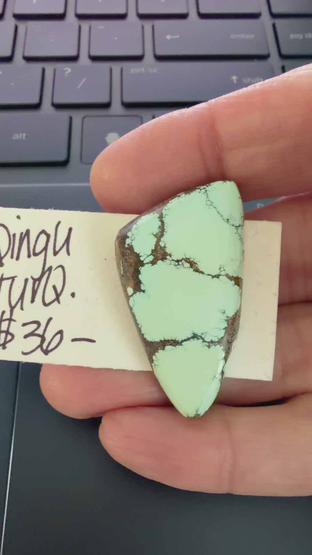 Triangular Qingu Turquoise!